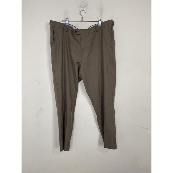 Peter Millar Other - Peter Millar Pants Mens 42x34 Brown Golf Classic Flat Front Performance Trousers
